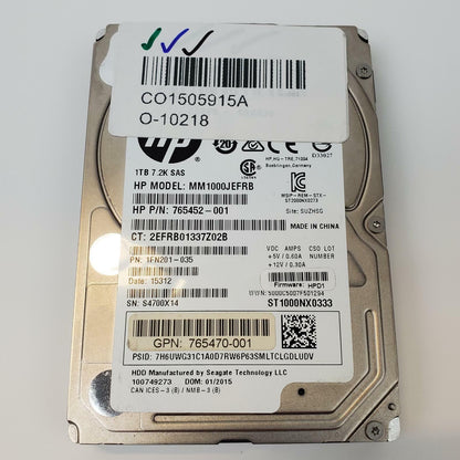 HP ST1000NX0333 1TB 2.5" SAS Internal HDD | Grade A