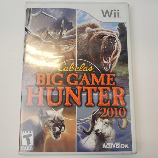 Nintendo Wii Game: Cabela's Big Game Hunter 2010 | Grade B