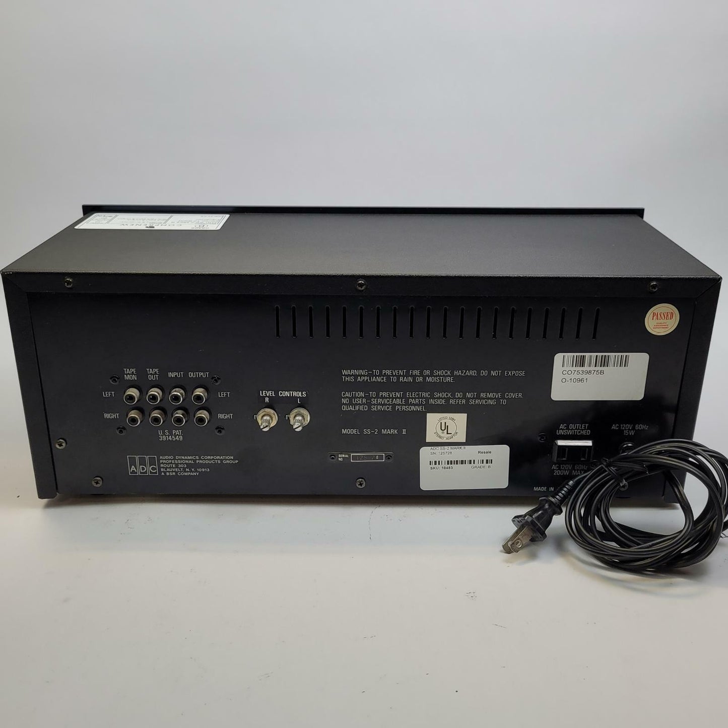 ADC SS-2 MARK II Stereo 12-Band Equalizer | Grade B