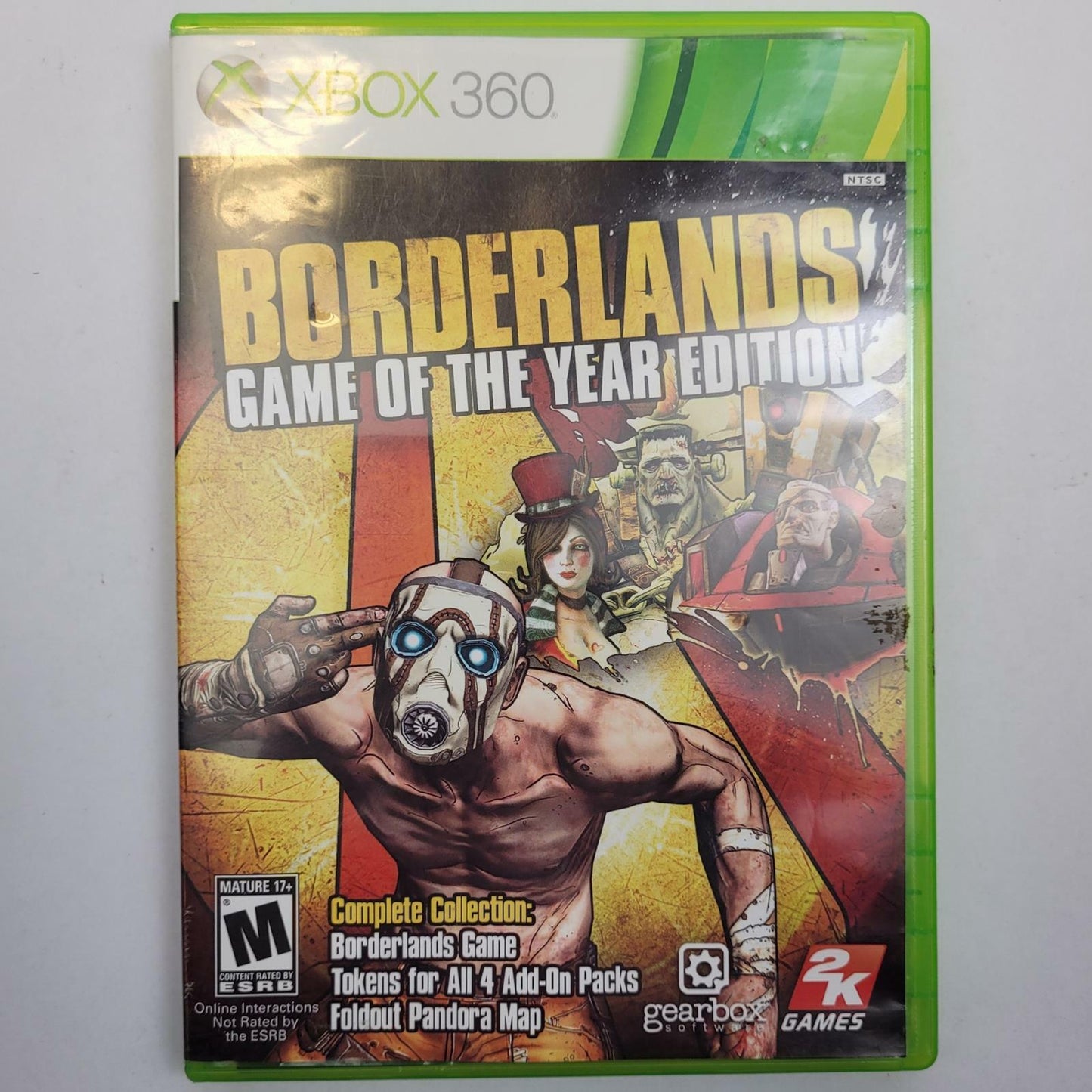 Xbox 360 Game: Borderlands Game of the Year Edition | Grade B