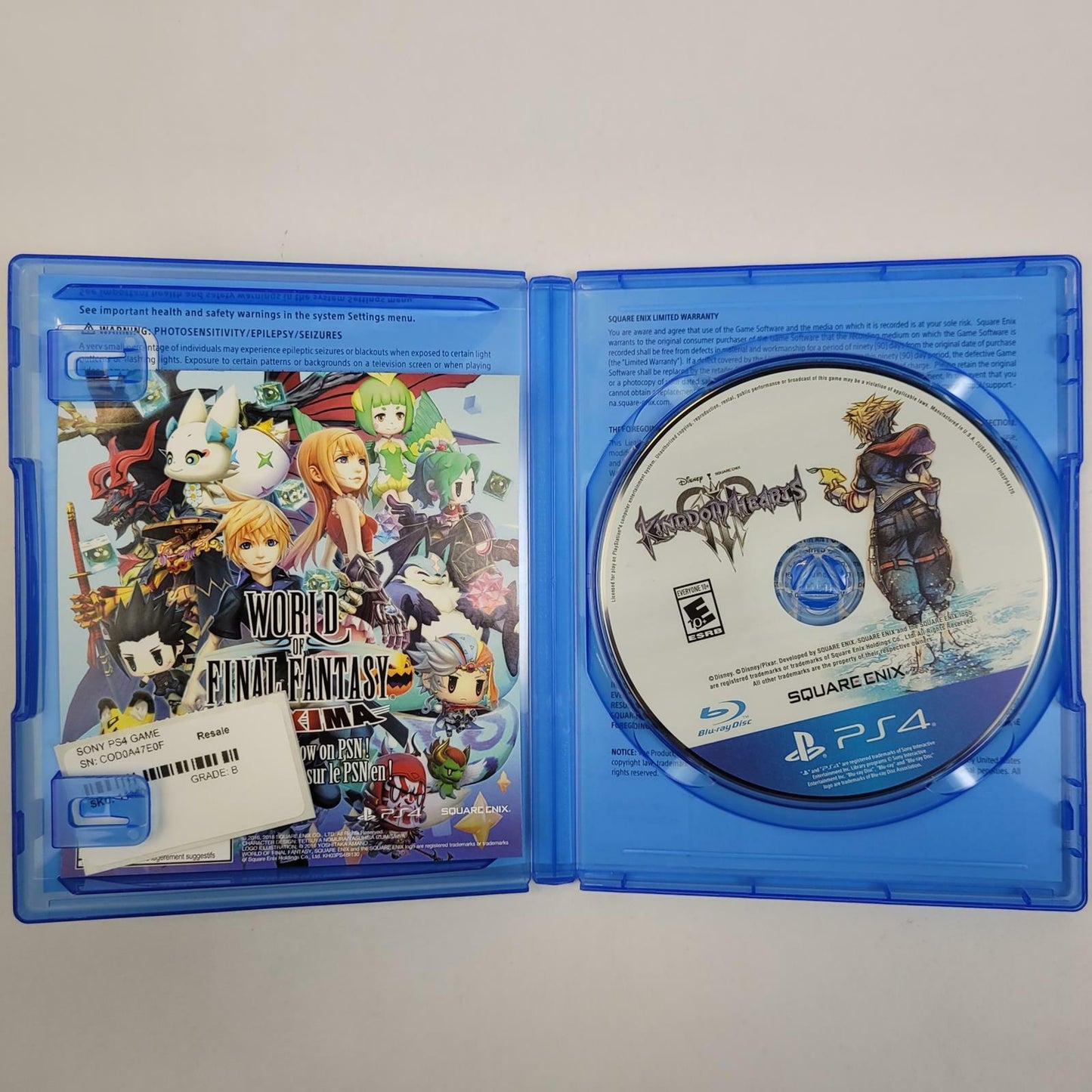 PS4 Game: Kingdom Hearts III | Grade B