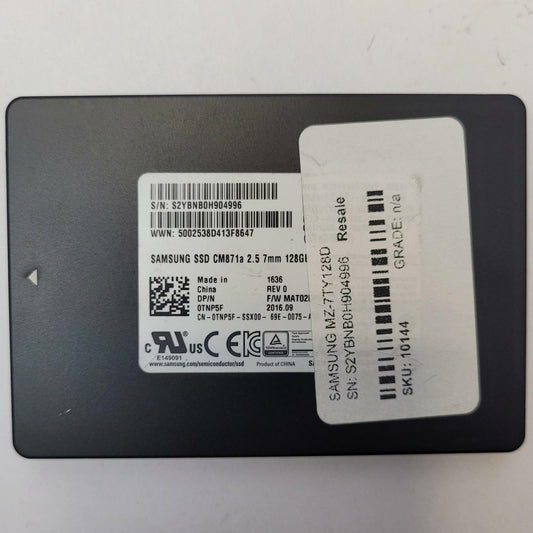 SAMSUNG MZ-7TY128D 128GB 2.5" SATA Internal SSD | Grade A