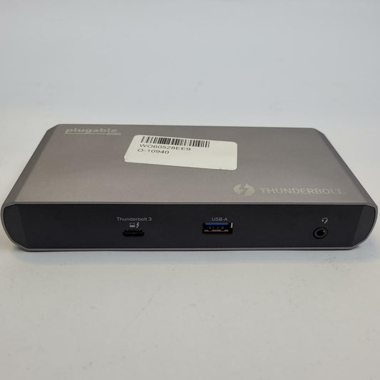 PLUGABLE TBT3-UDC1 Laptop Docking Station | Grade A