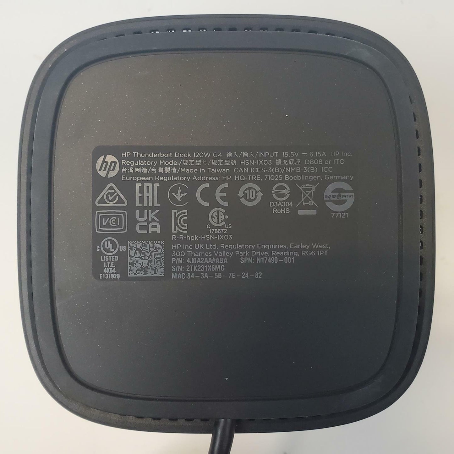 HP THUNDERBOLT DOCK G4 Laptop Docking Station | Grade A