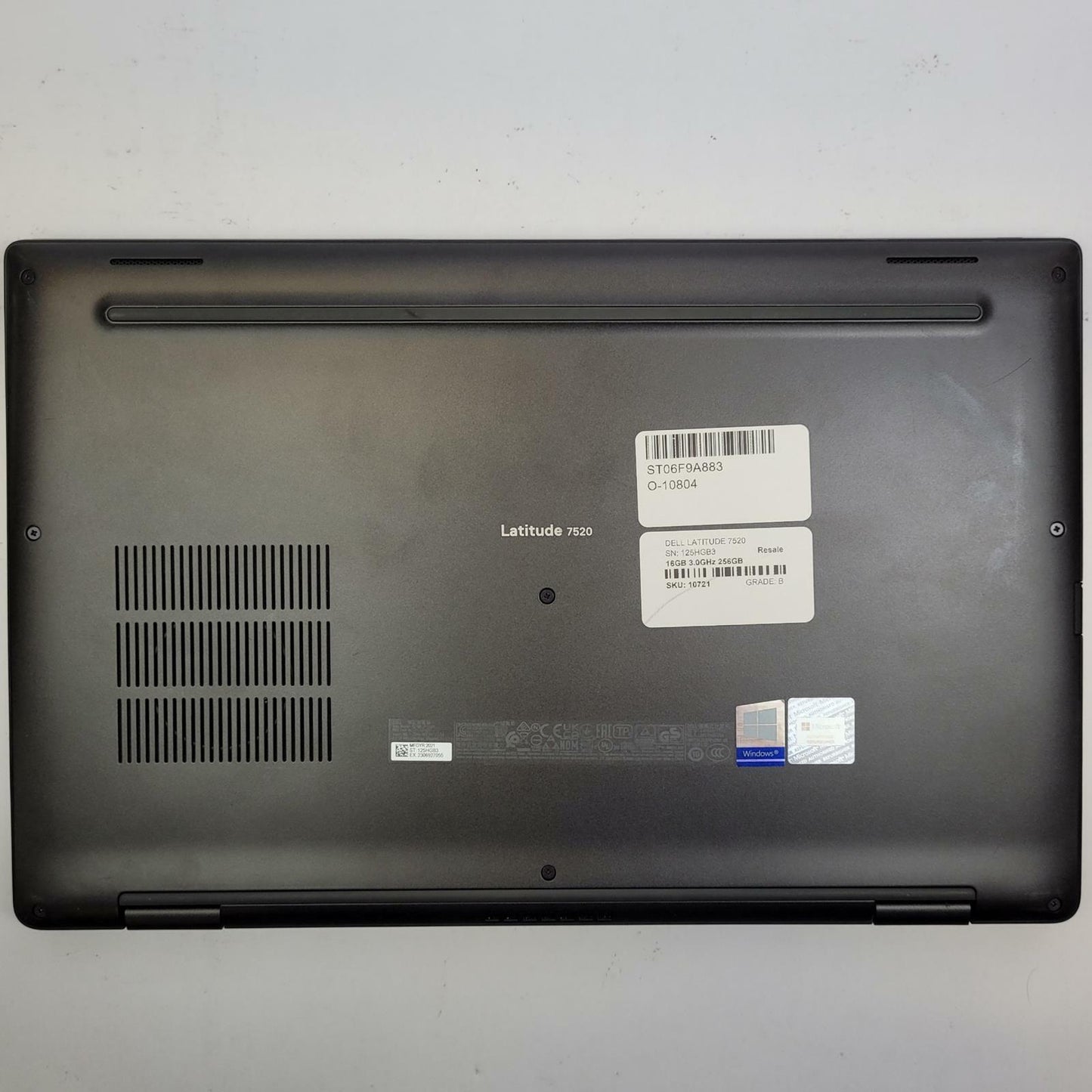 DELL LATITUDE 7520 Win 11 i7-1185G7 16GB RAM 256GB NVME | Grade C | 10721