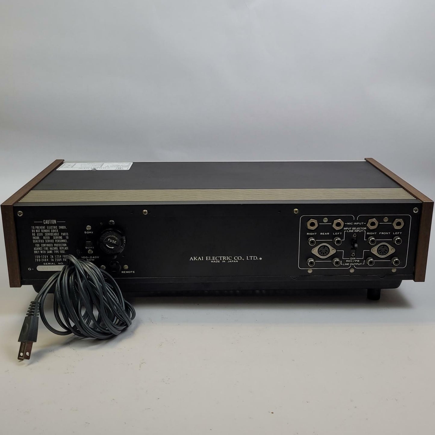 AKAI CR-80D-SS Quadraphonic 8-Track Player | Grade B