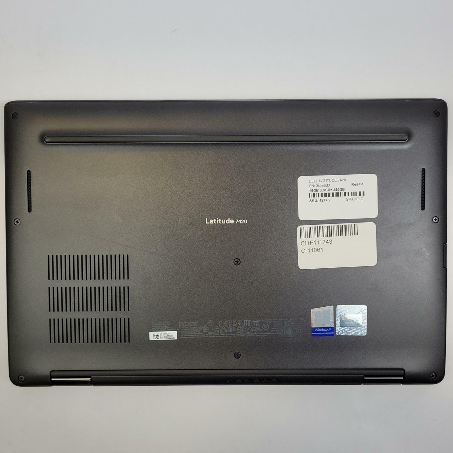 DELL LATITUDE 7420 Windows 11 Home i7-1185G7 16GB RAM 250GB NVME | Grade C