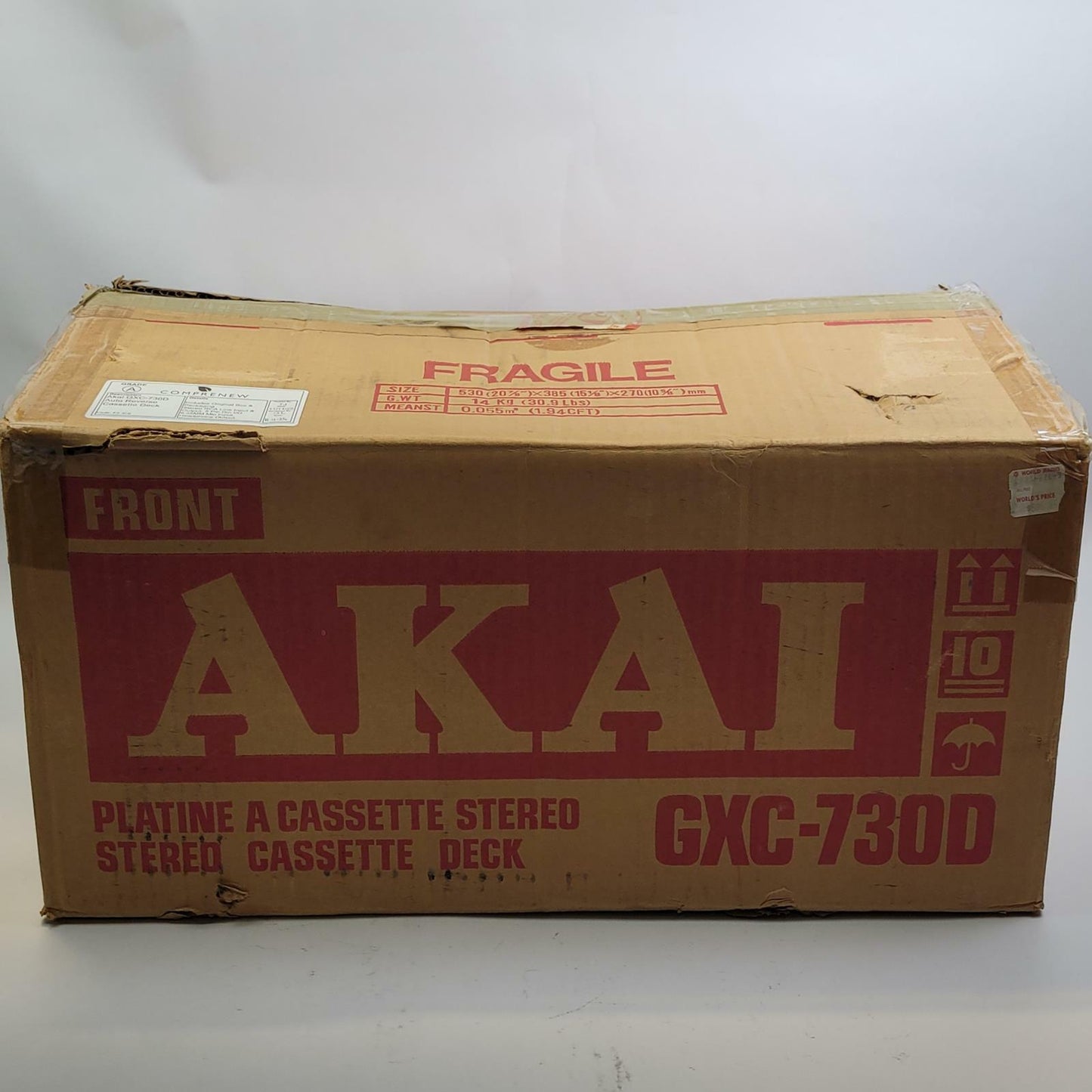 AKAI GXC-730D Auto-Reverse Cassette Deck | Grade A