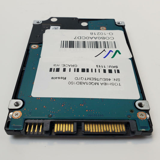 Toshiba MQ01ABD100 1TB 2.5" SATA Internal HDD | Grade A