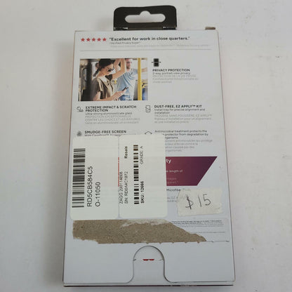 ZAGG iPhone 16 Pro 6.3" Invisible Shield Screen Cover | Grade A |