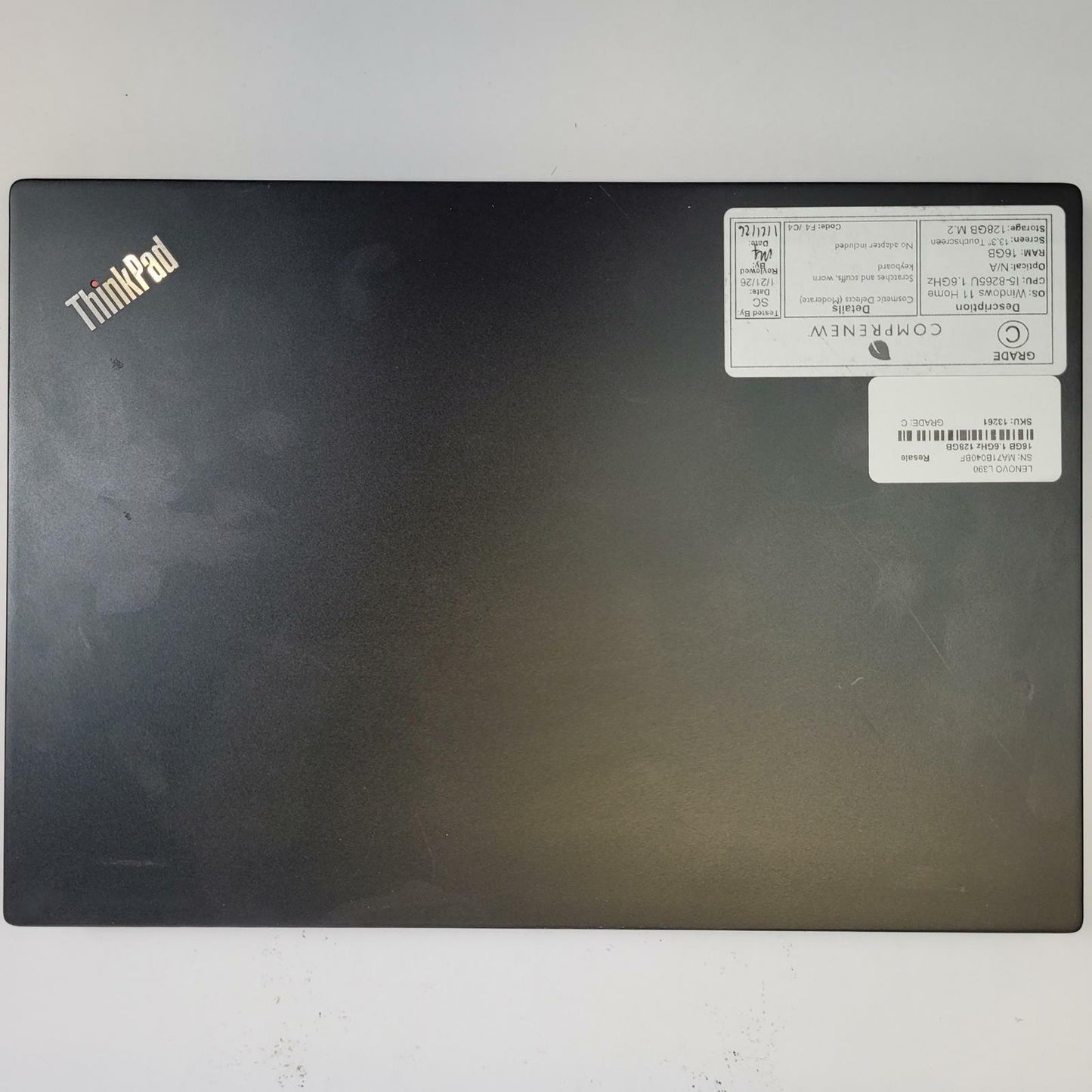 LENOVO L390 Windows 11 Home i5-8265U 16GB RAM 128GB M.2 | Grade C