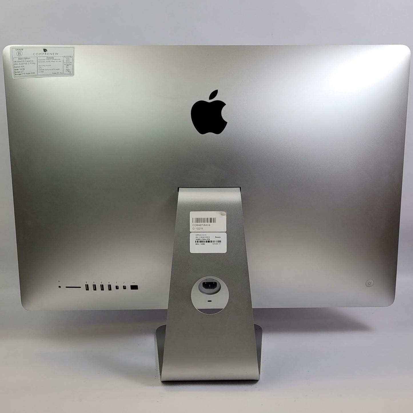 APPLE A1419 MacOS Catalina i5-3470S 16GB RAM 2TB Apple SSD | Grade B