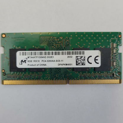 Assorted MICRON 8GB 3200AA SO-DIMM DDR4 RAM | Grade A