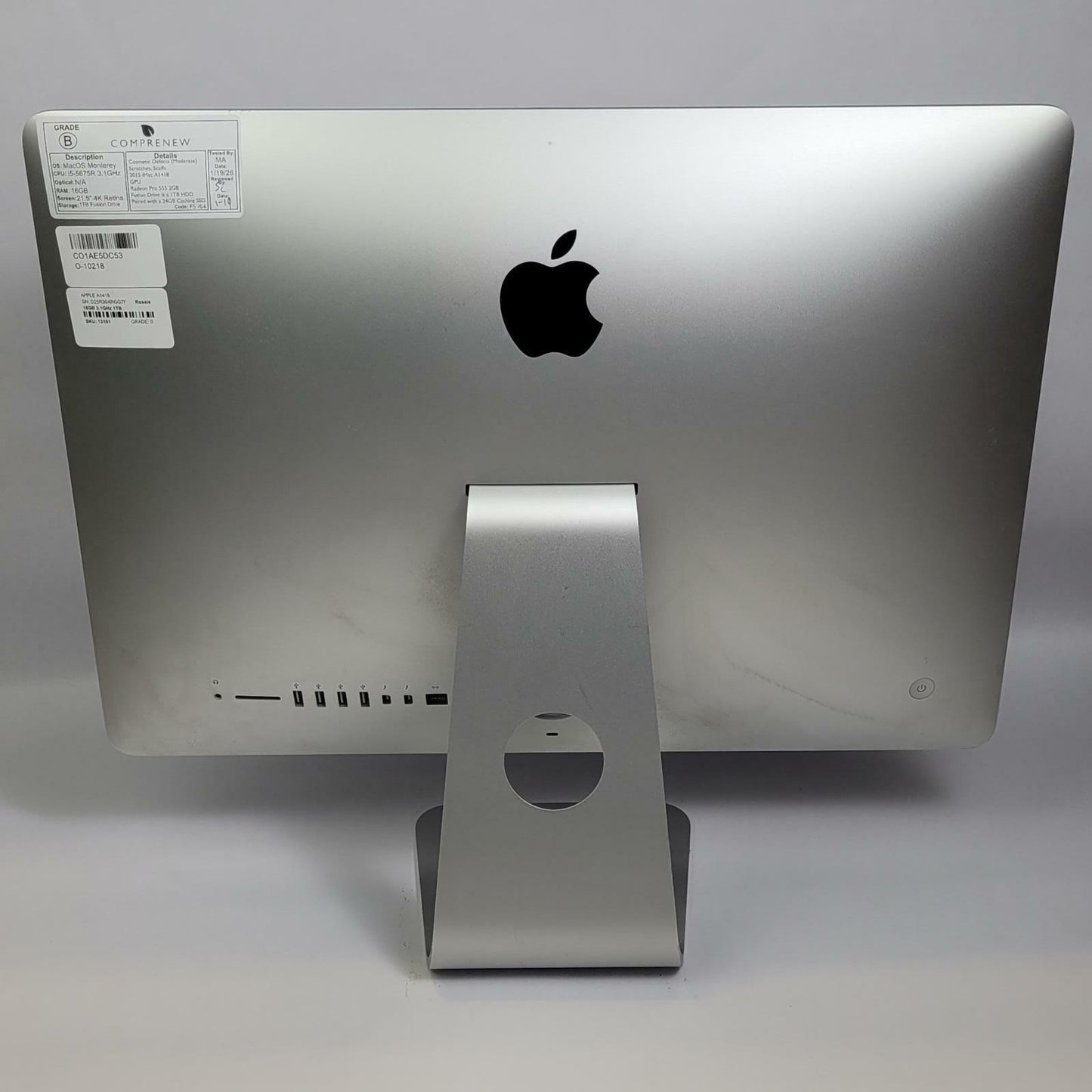 APPLE A1418 MacOS Monterey i5-5675R 16GB RAM 1TB Fusion Drive | Grade B |