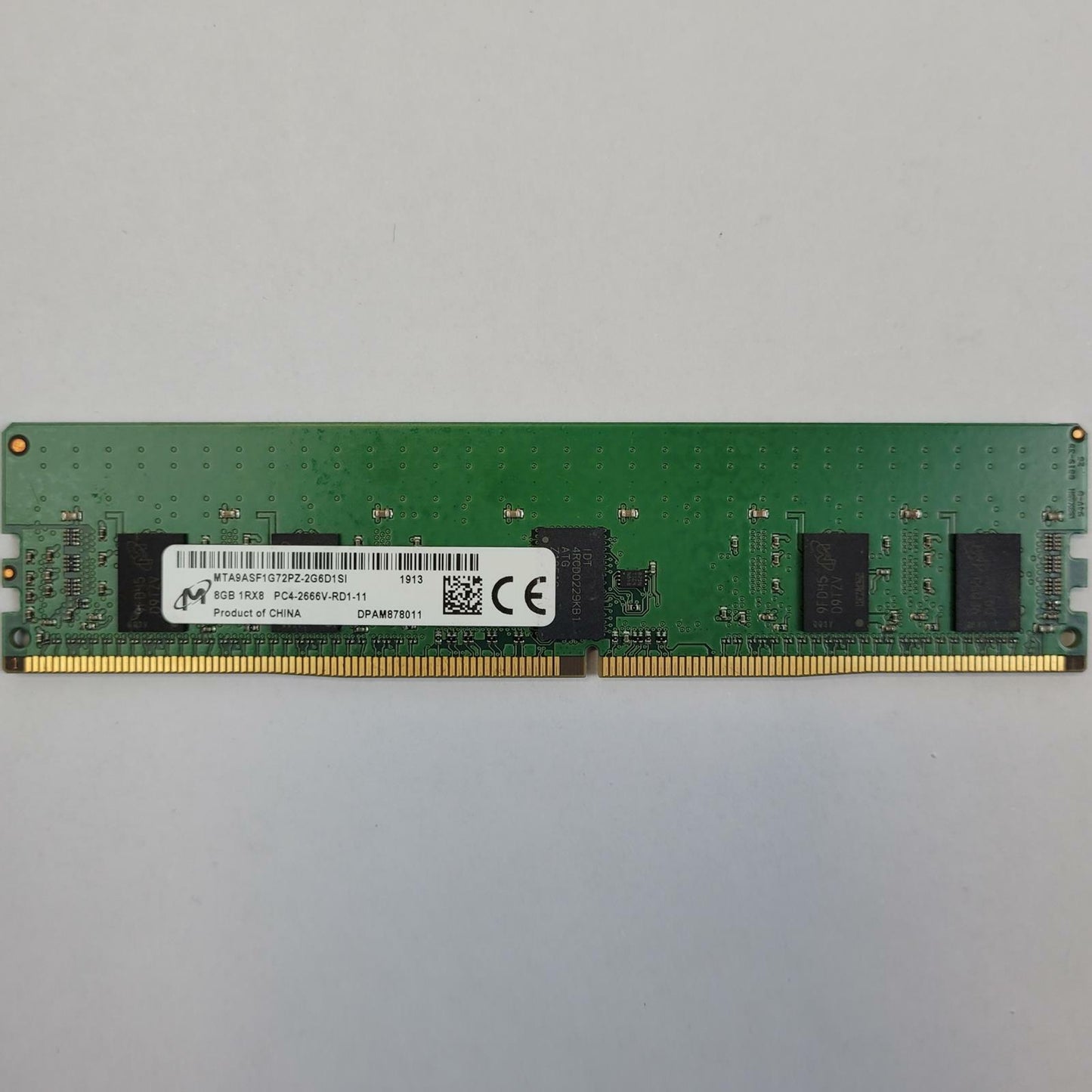 Assorted MICRON 8GB 2666V REG DIMM DDR4 RAM | Grade A