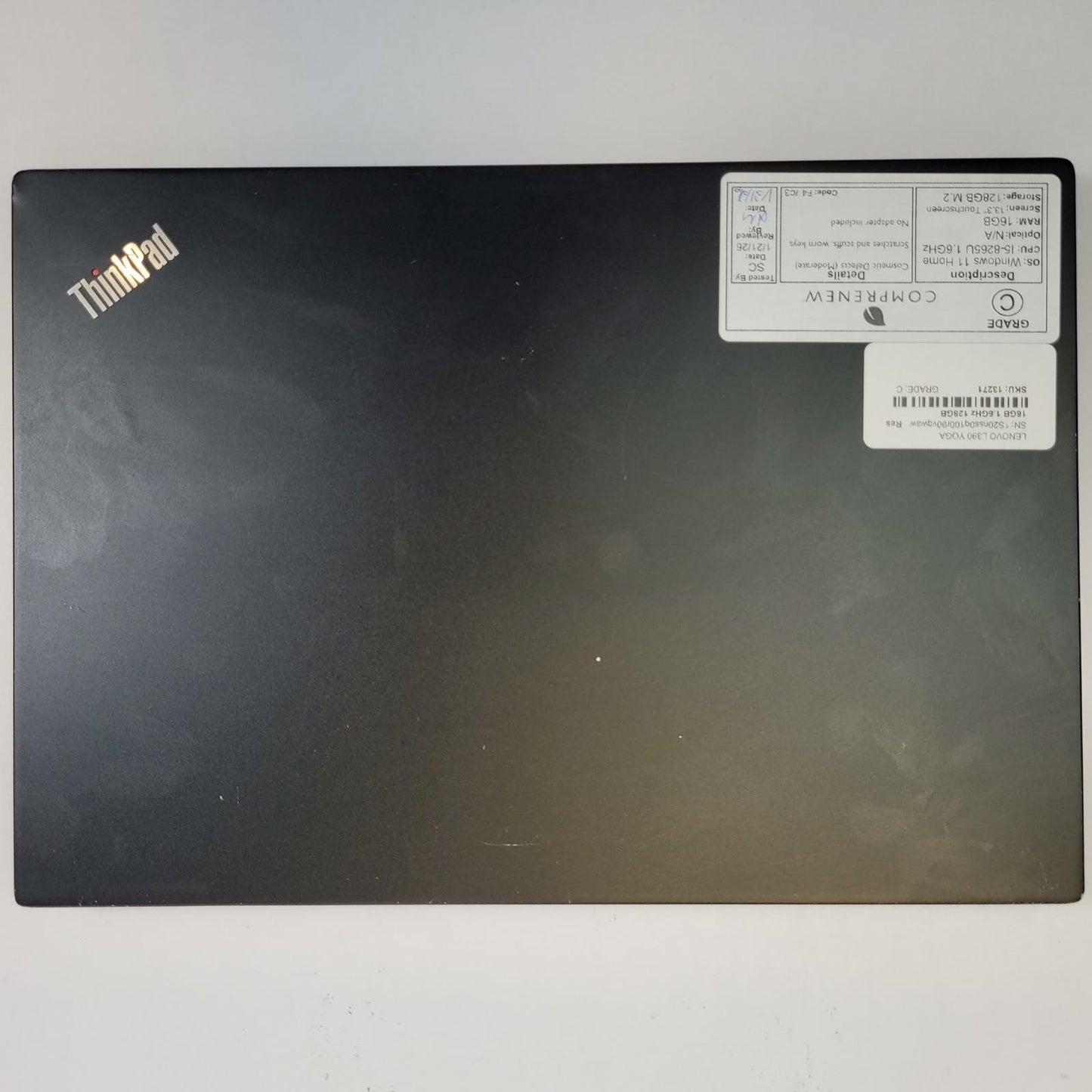 LENOVO L390 YOGA Win 11 Home i5-8265U 16GB RAM 128GB M.2 | Grade C | 13271