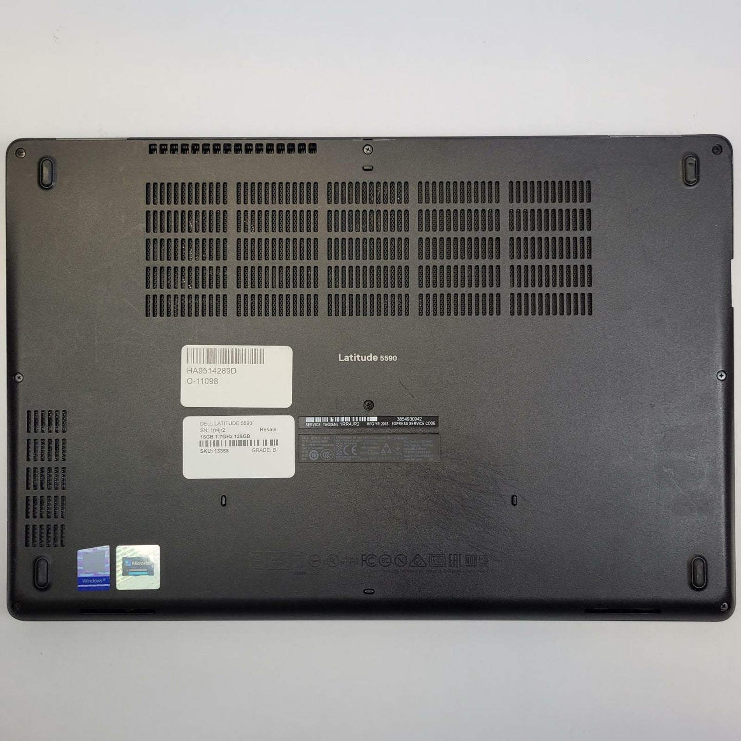 DELL LATITUDE 5590 Win 11 i5-8350U 16GB RAM 128GB M.2 | Grade B | 13358