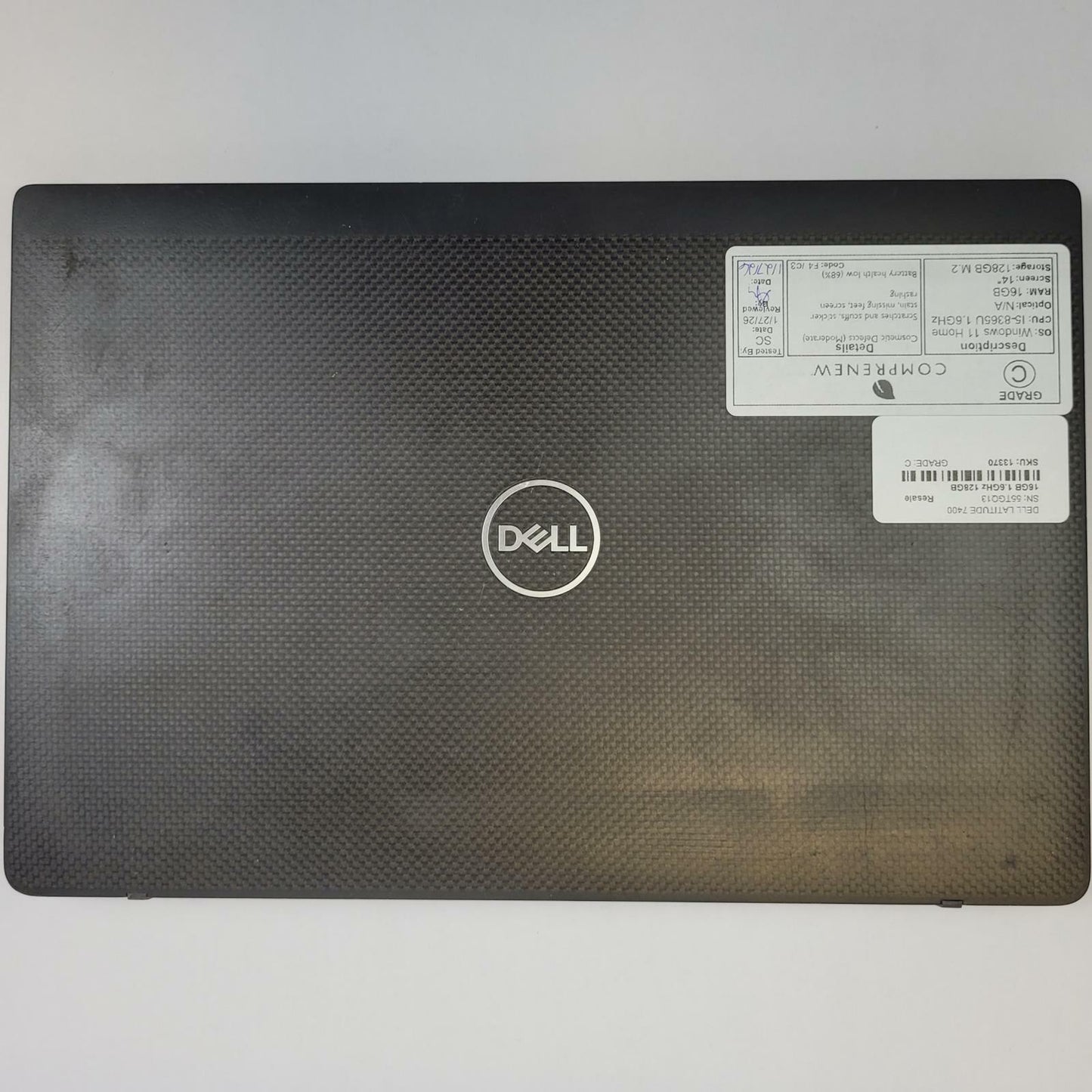 DELL LATITUDE 7400 Win 11 i5-8365U 16GB RAM 128GB M.2 | Grade C | 13370