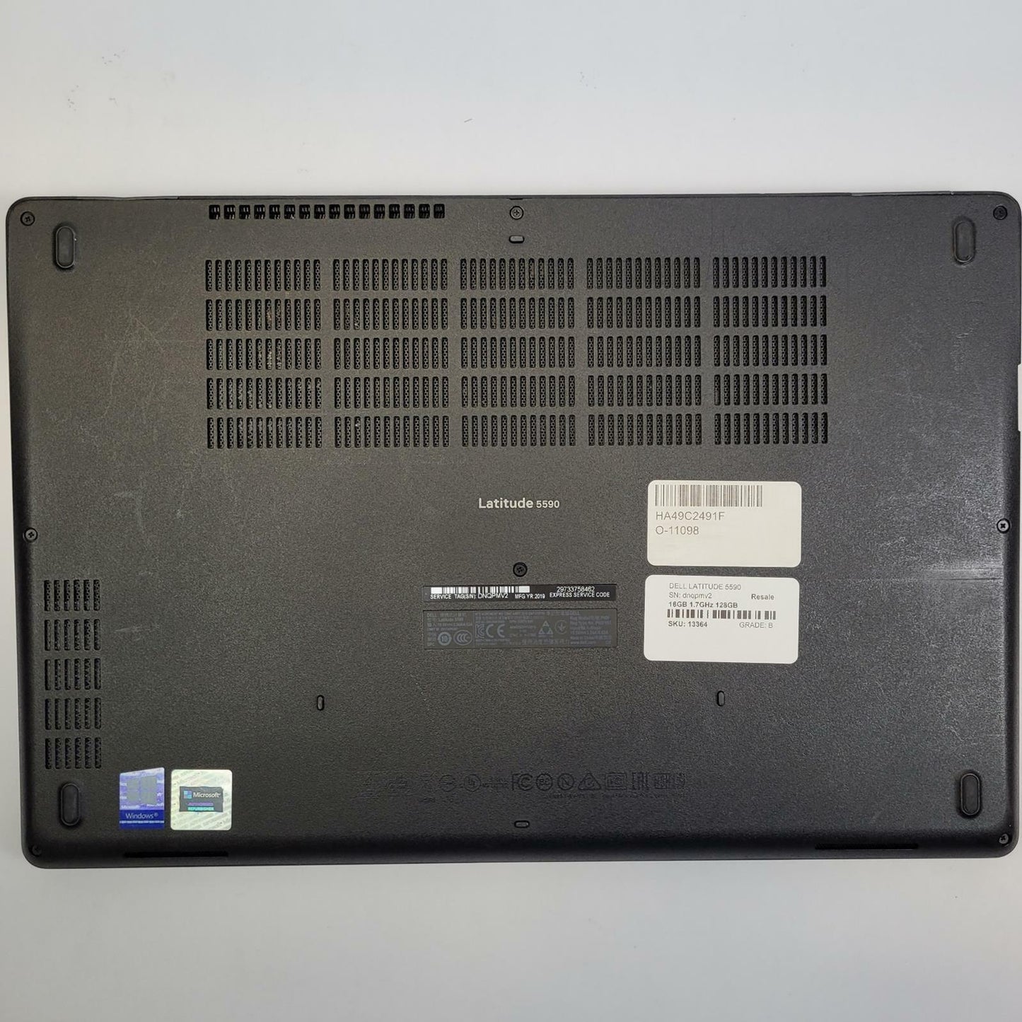 DELL LATITUDE 5590 Win 11 i5-8350U 16GB RAM 128GB M.2 | Grade B | 13364