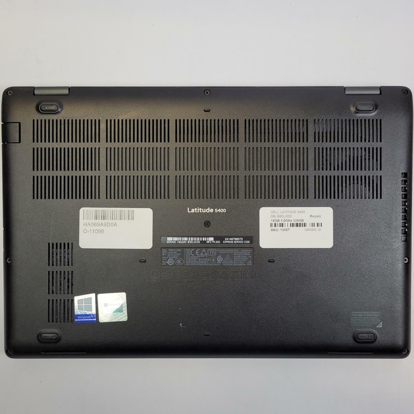 DELL LATITUDE 5400 Win 11 i5-8365U 16GB RAM 128GB M.2 | Grade B | 13357