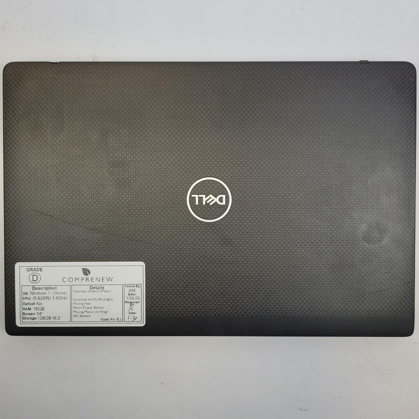 DELL LATITUDE 7400 Windows 11 Home i5-8365U 16GB RAM 128GB M.2 | Grade D
