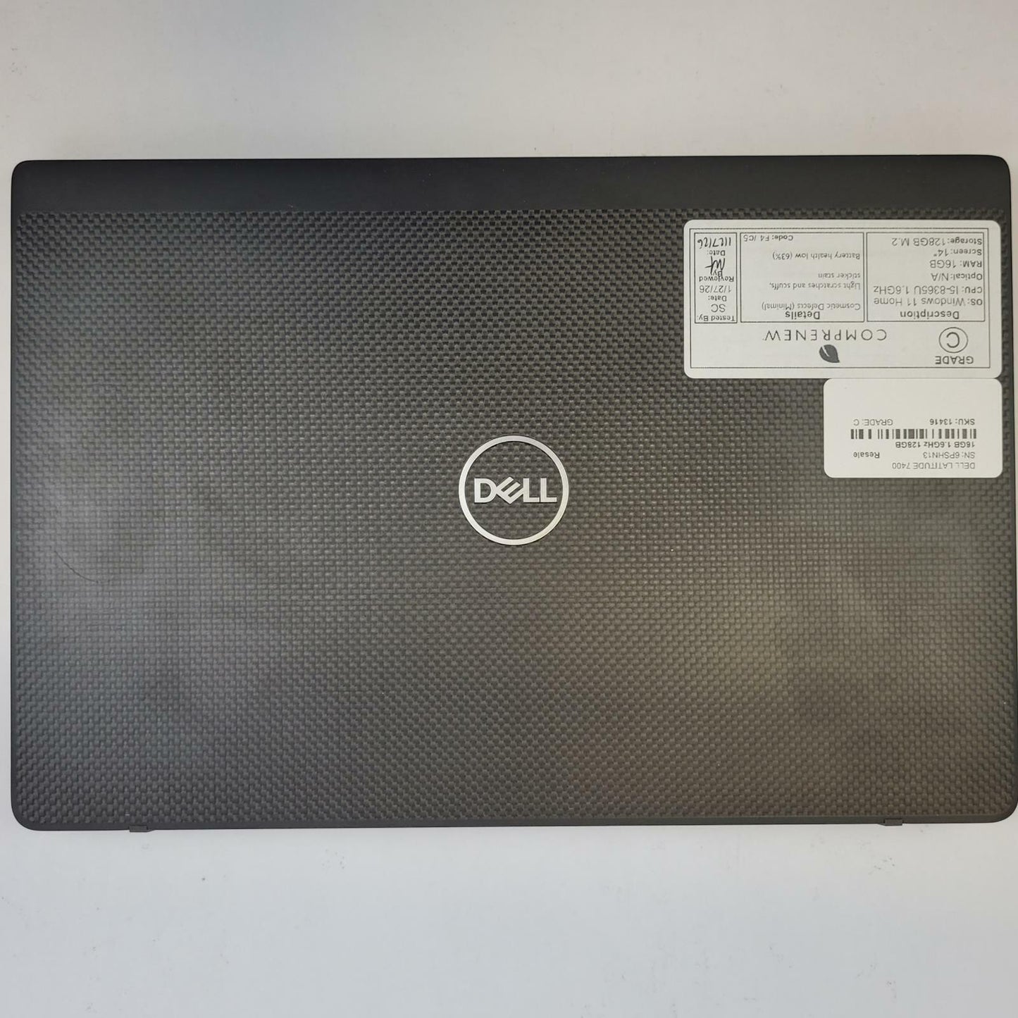 DELL LATITUDE 7400 Win 11 i5-8365U 16GB RAM 128GB M.2 | Grade C | 13416