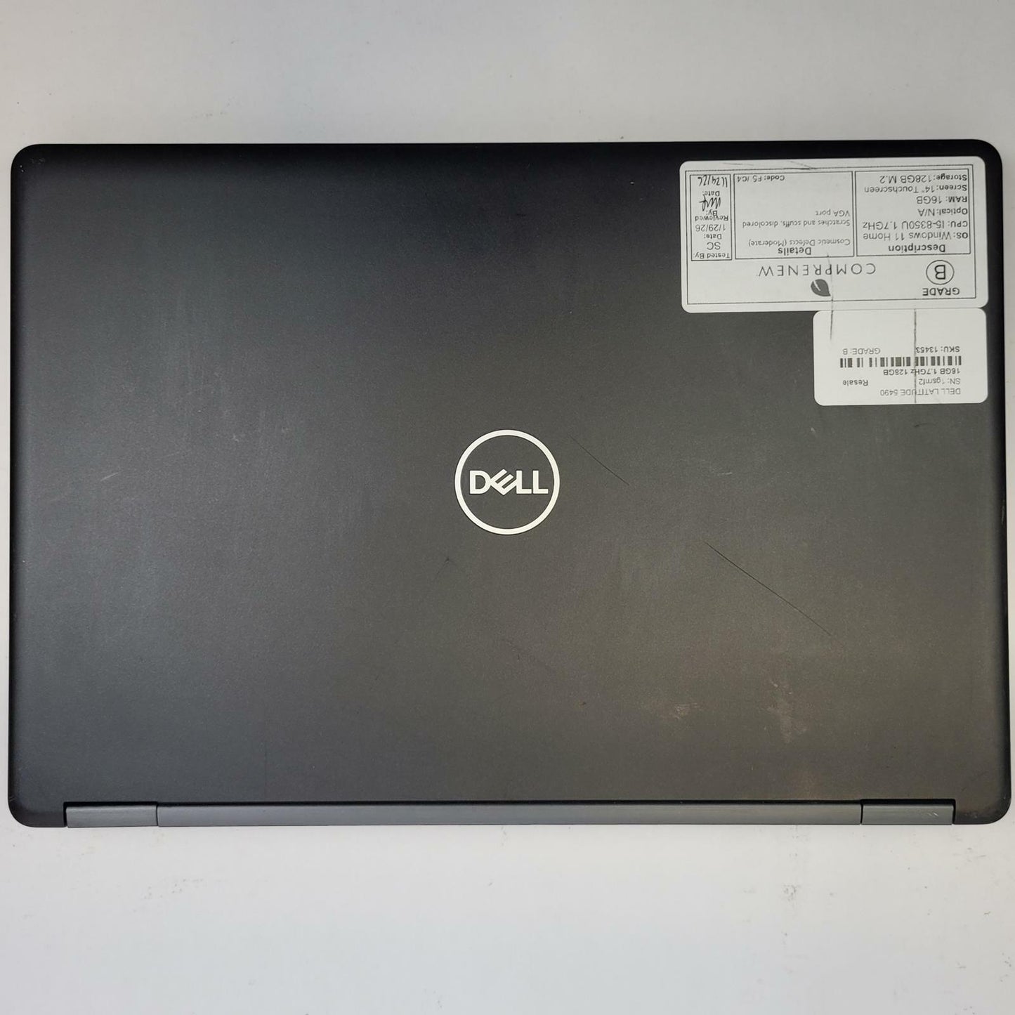 DELL LATITUDE 5490 Win 11 i5-8350U 16GB RAM 128GB M.2 | Grade B | 13453