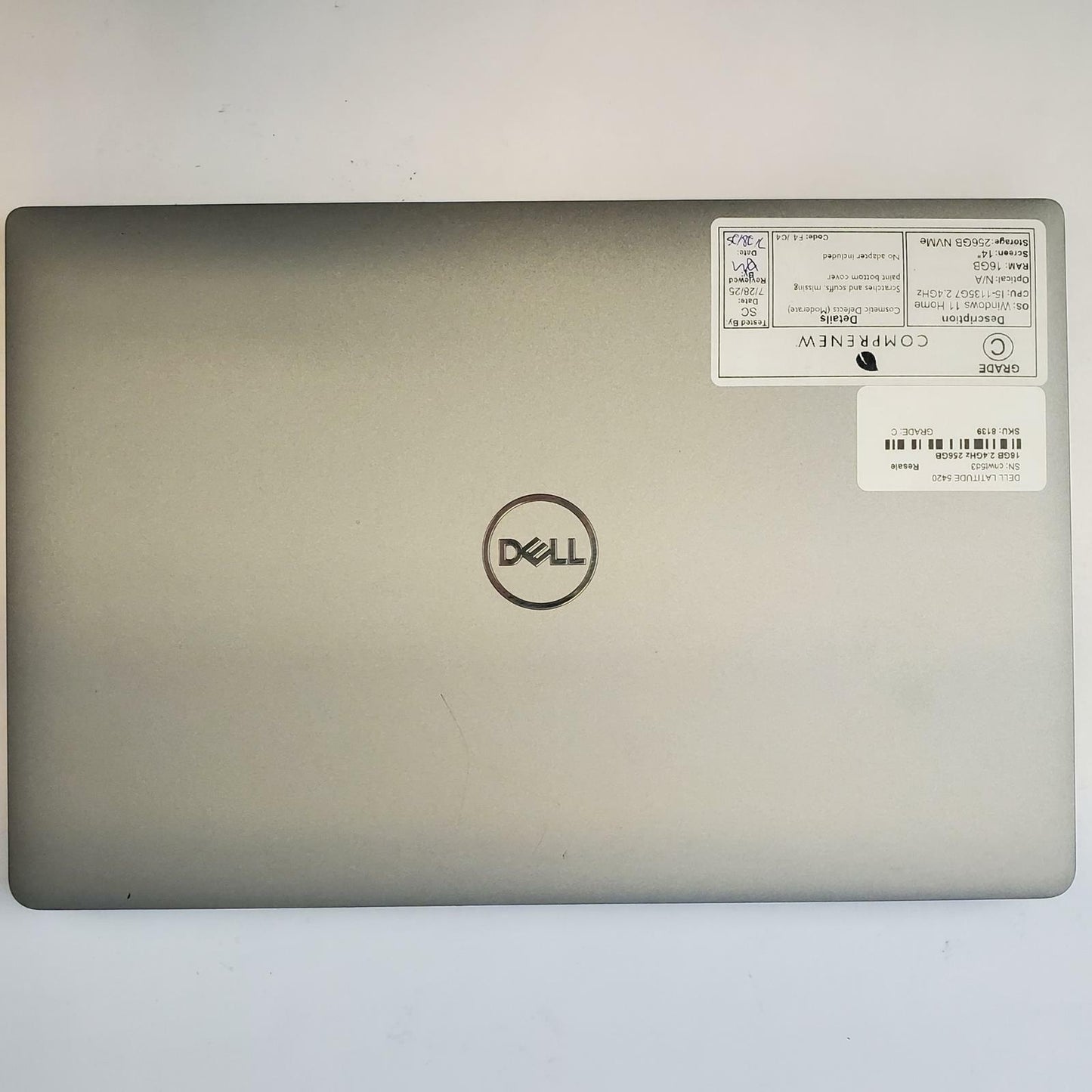 DELL LATITUDE 5420 Win 11 Home I5-1135G7 16GB RAM 256GB NVME | Grade C | 8139