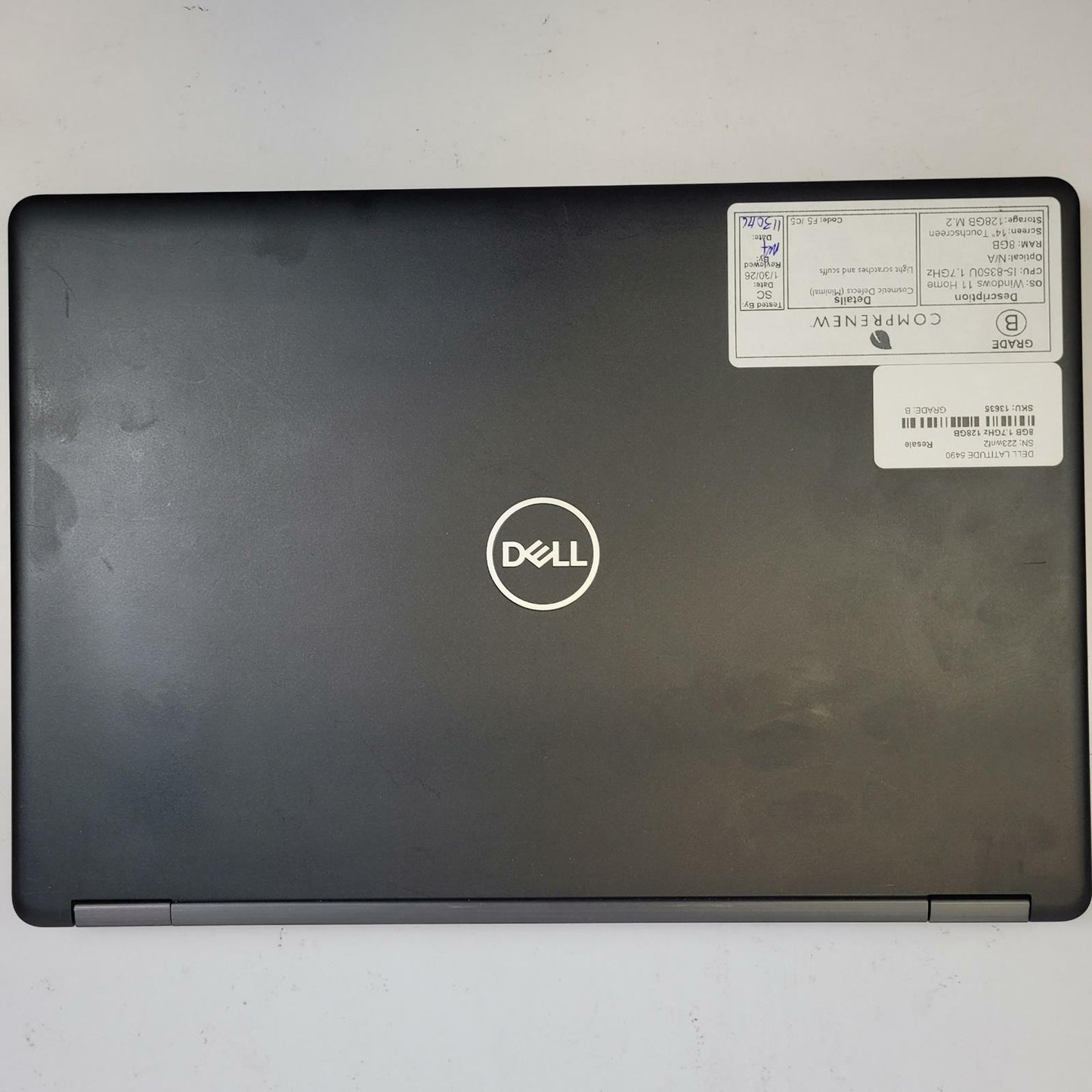 DELL LATITUDE 5490 Win 11 i5-8350U 8GB RAM 128GB M.2 | Grade C | 13639