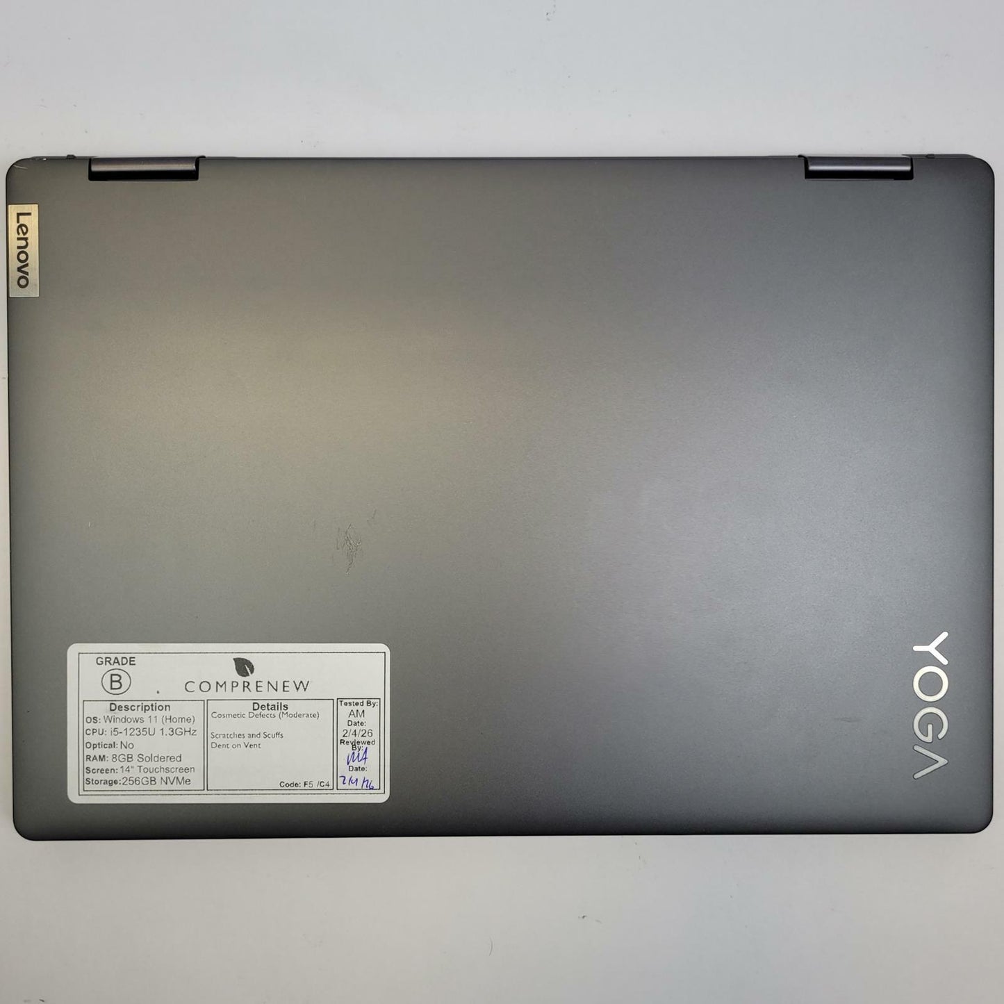 LENOVO YOGA 7 14IAL7 Windows 11 Home i5-1235U 8GB RAM 256GB NVME | Grade B