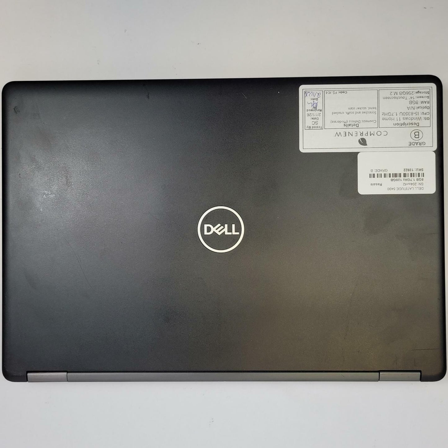 DELL LATITUDE 5490 Windows 11 Home i5-8350U 8GB RAM 128GB M.2 | Grade B