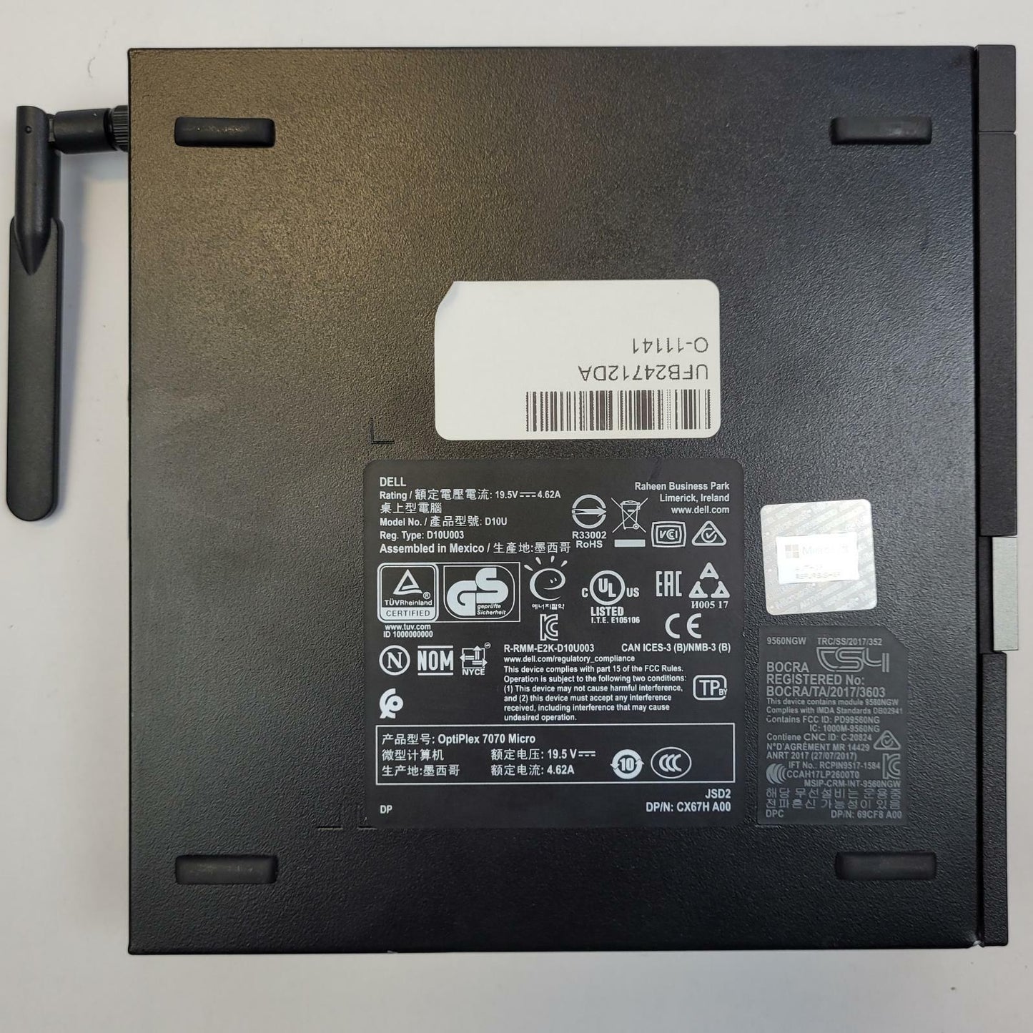 DELL OPTIPLEX 7070 MICRO Windows 11 Home i3-8100T 16GB RAM 128GB M.2 | Grade B