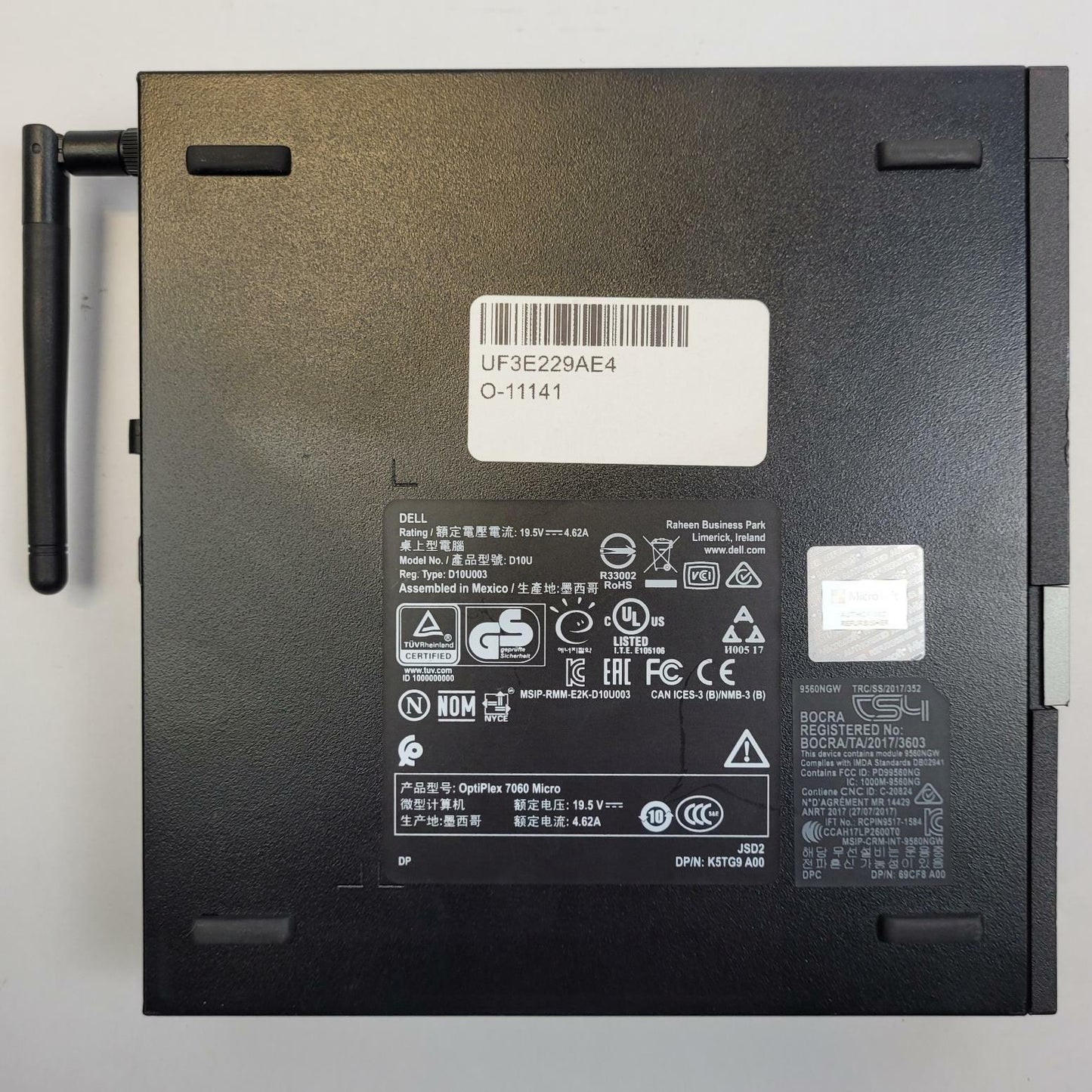 DELL OPTIPLEX 7060 MICRO Windows 11 Home i3-8100T 16GB RAM 128GB M.2 | Grade B