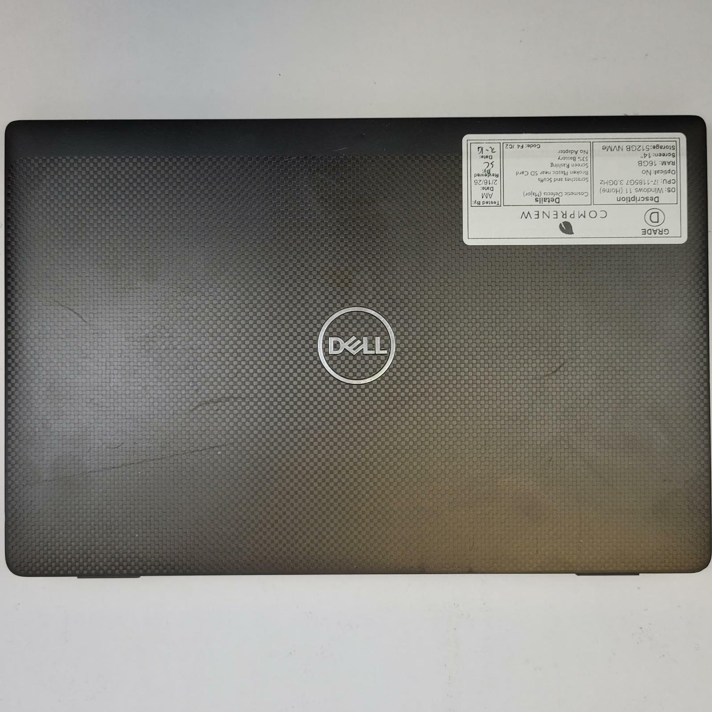 DELL LATITUDE 7420 Windows 11 Home i7-1185G7 16GB RAM 512GB NVME | Grade D