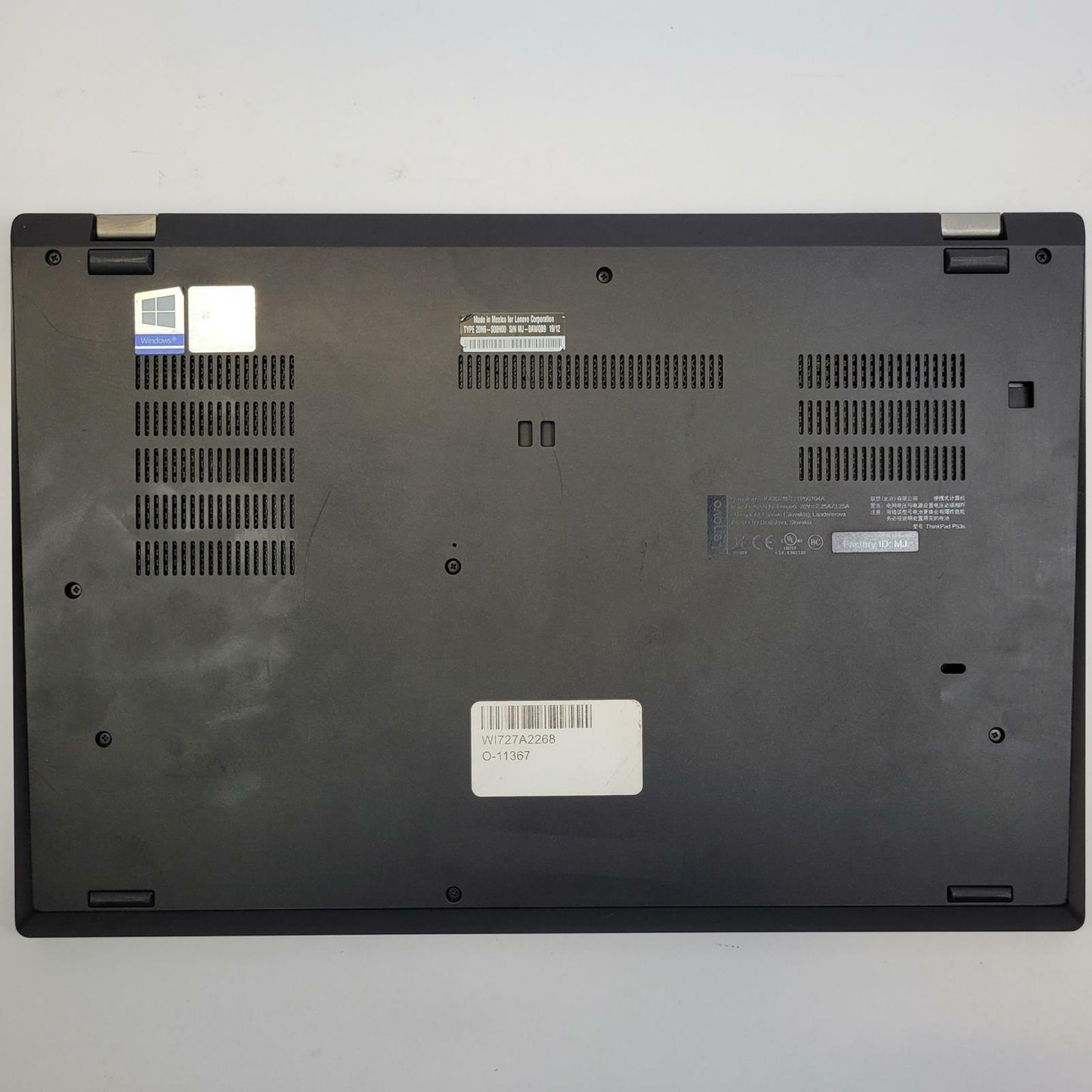 LENOVO ThinkPad P53s Win 11 i7-8565U 40GB RAM 256GB NVMe | Grade C | 14466