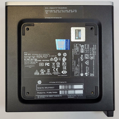 HP ProDesk 400 G5 Windows 11 Home i5-9500T 16GB RAM 256GB NVMe | Grade B |