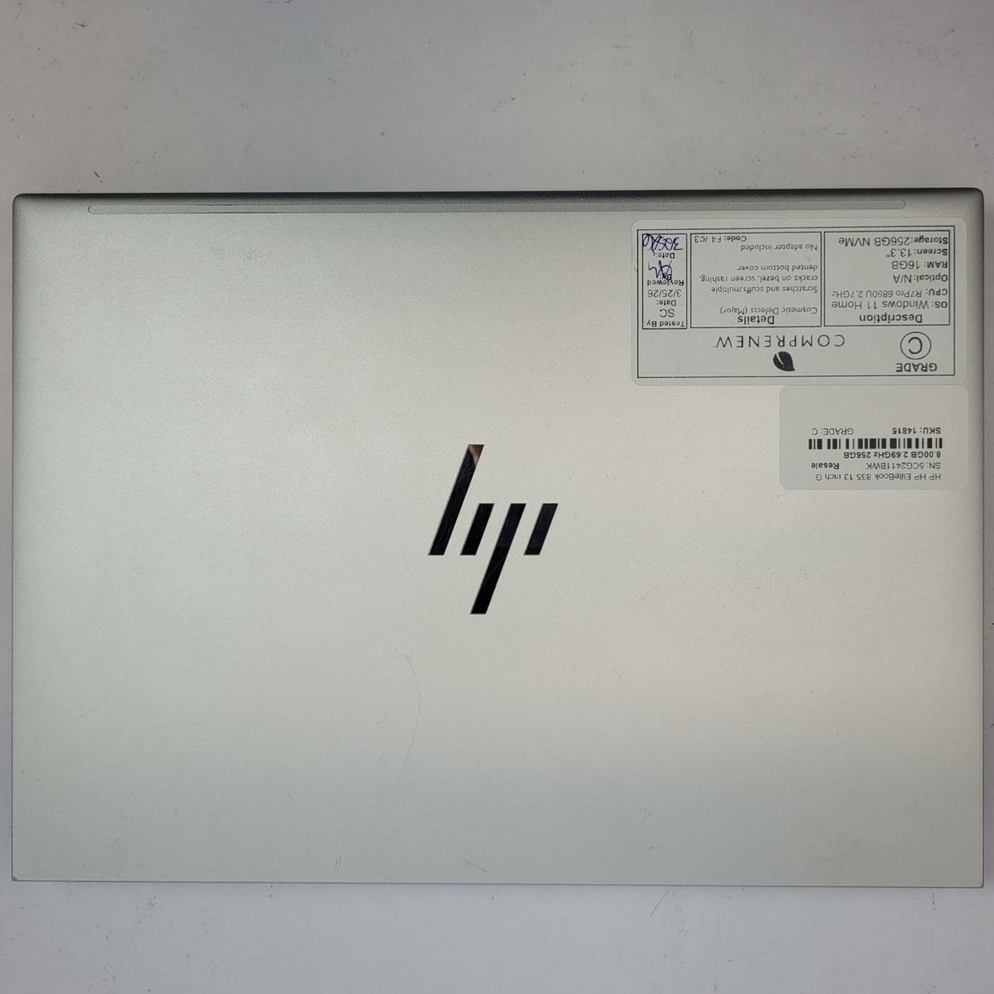 HP EliteBook 835 G9 Win 11 Home Ryzen 7 PRO 6850U 16GB RAM 256GB NVMe |Grade C|