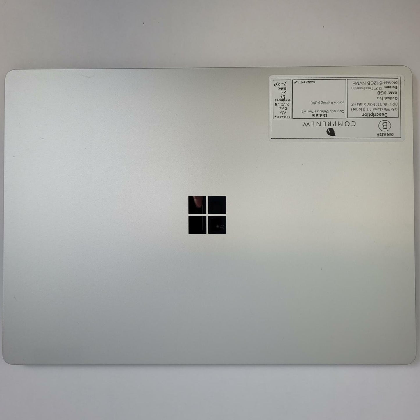 Microsoft Surface Laptop 4 Win 11 i5-1145G7 8GB RAM 512GB NVMe |Grade B| 14623