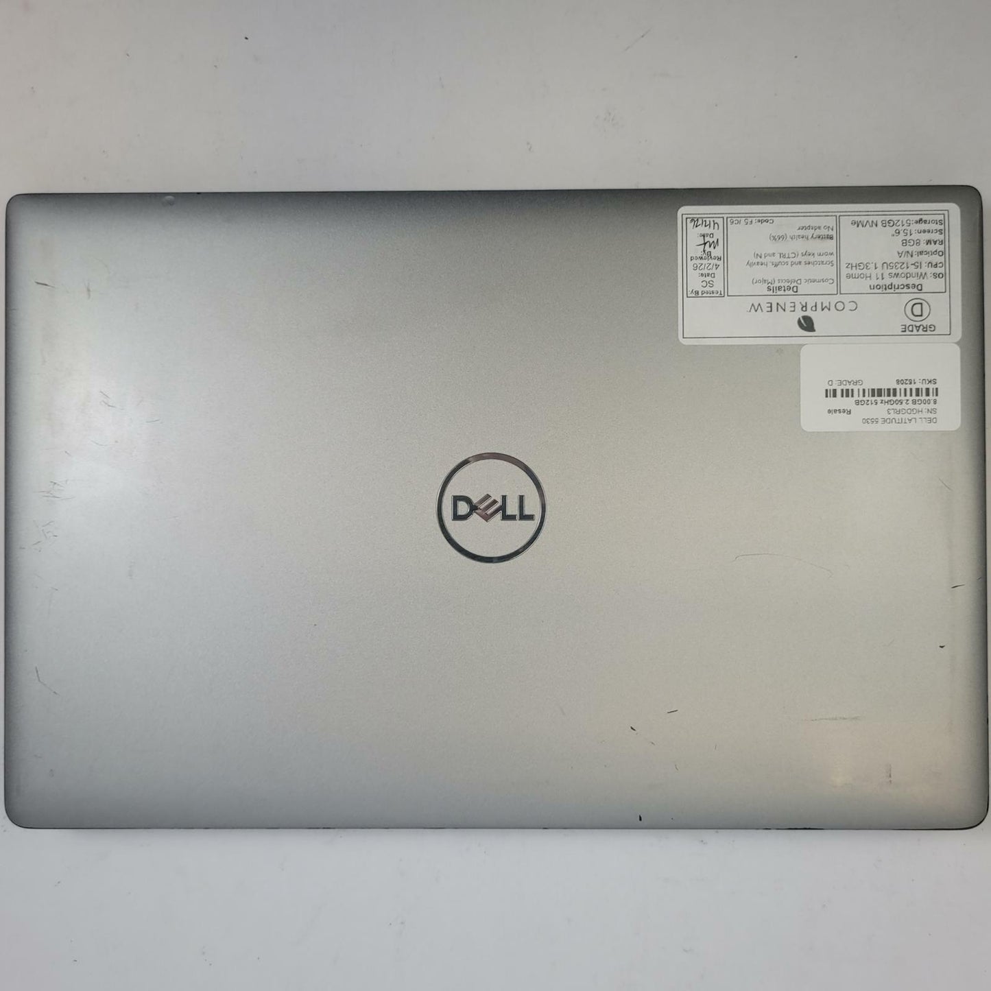 DELL LATITUDE 5530 Windows 11 Home Core i5 1235U 8GB RAM 512GB NVME | Grade D