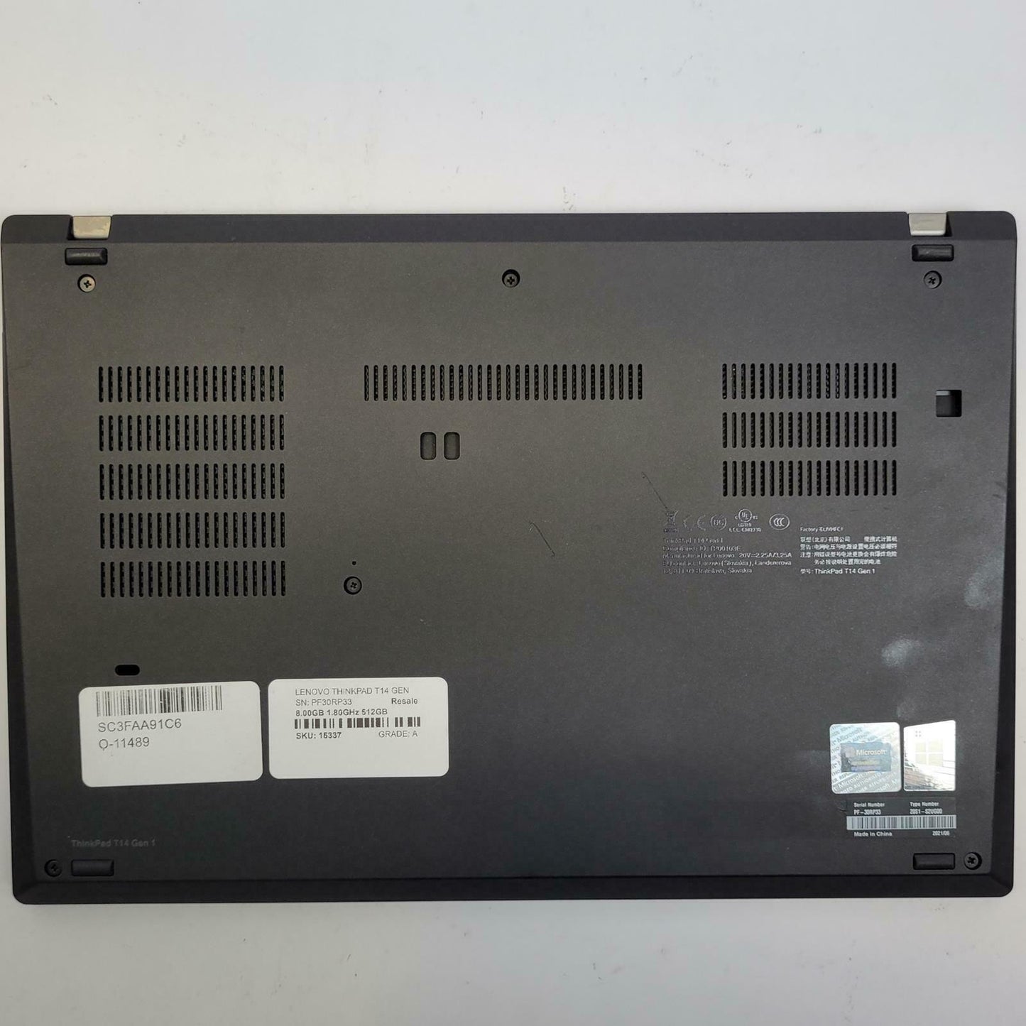 LENOVO THINKPAD T14 G1 Win 11 i7-10610U 16GB RAM 512GB NVME | Grade A
