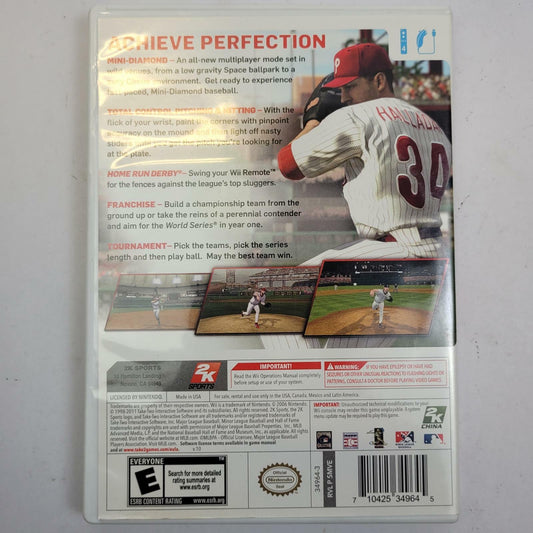 Nintendo Wii Major League Baseball 2K11 | Grade B