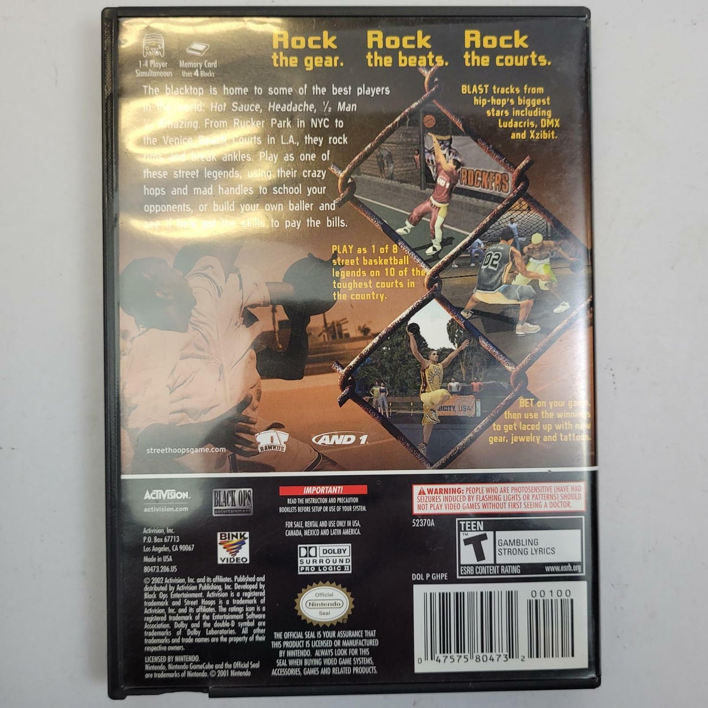 Nintendo GameCube Street Hoops | Grade B