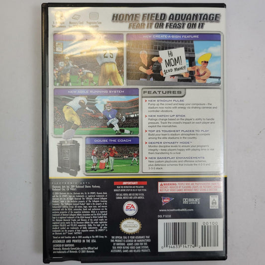 Nintendo GameCube NCAA Football 2005 | Grade B