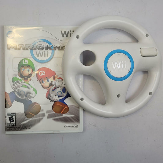 Nintendo Wii Mario Kart Wii with Steering Wheel | Grade B