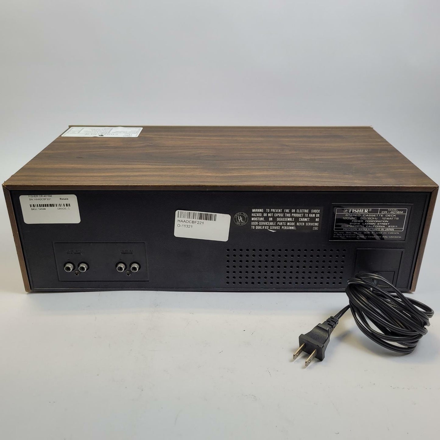 Fisher CR-4016M Cassette Deck | Grade C
