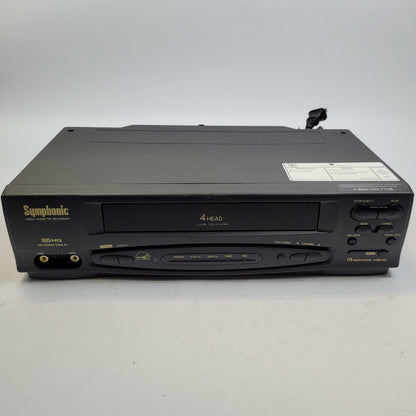 Symphonic SL240B 4-Head VHS VCR | Grade B
