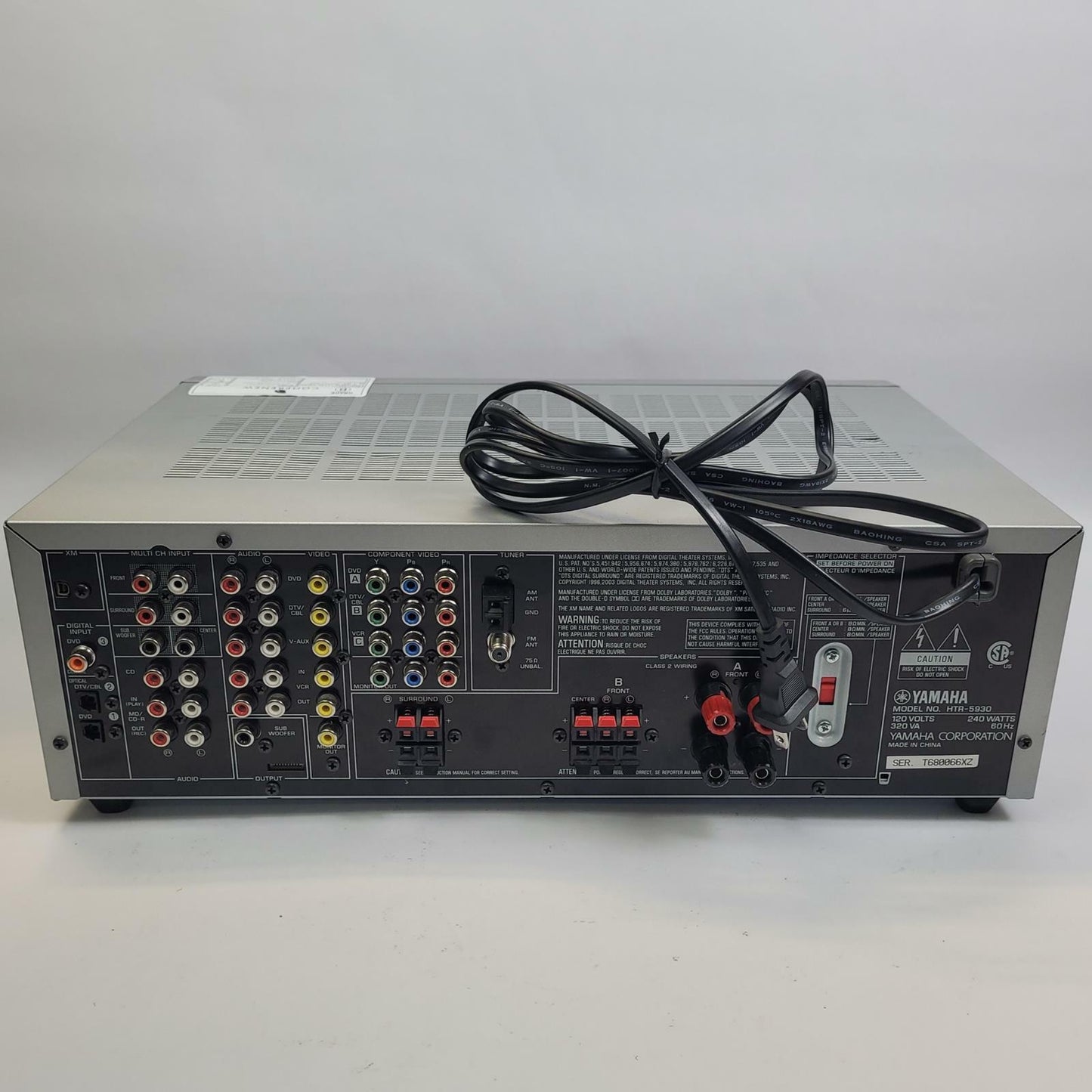 YAMAHA HTR-5930 5.1 AV Surround Receiver | Grade B