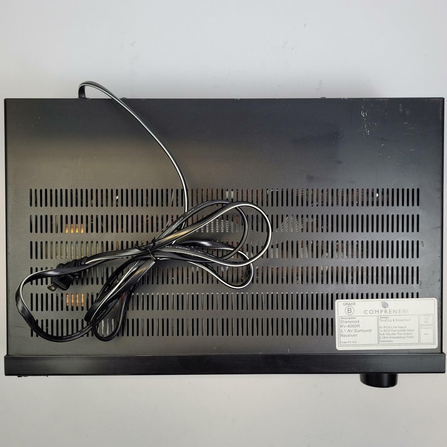 Sherwood RV-4060R 5.1 Channel Audio/Video Receiver | Grade B