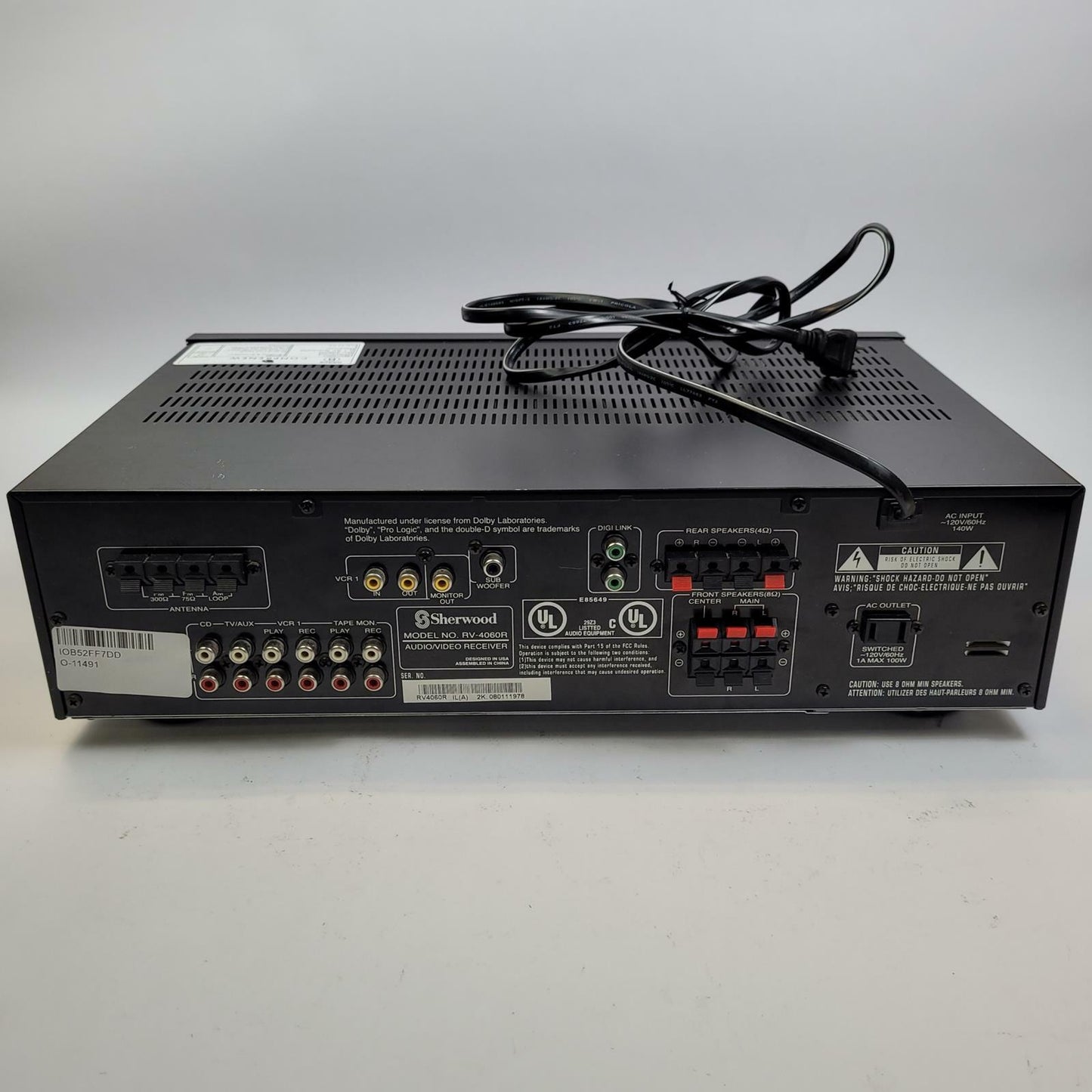 Sherwood RV-4060R 5.1 Channel Audio/Video Receiver | Grade B