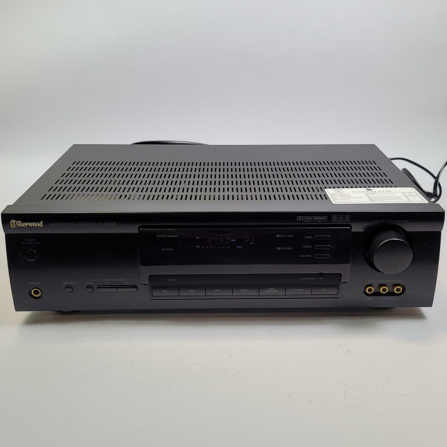 Sherwood RV-4060R 5.1 Channel Audio/Video Receiver | Grade B